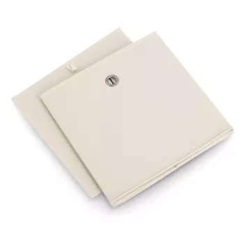 ZELLER scatola contenitore in tessuto non tessuto beige 27L cubo pieghevole 14111