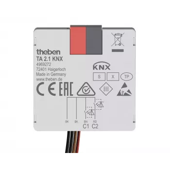 Theben KNX interfaccia pulsante ingresso binario 2 canali TA 2.1 KNX (4969272)
