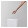 ZELLER 14 L cestino rotondo bianco 17716