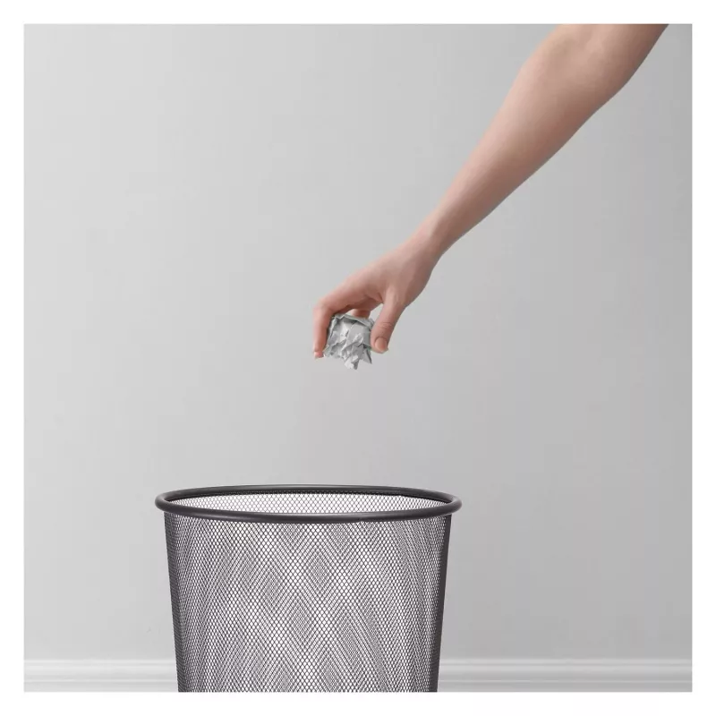Zeller Meshline cestino 17,5 l antracite (17741)