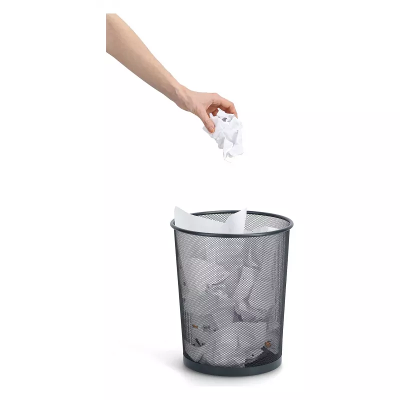 Zeller Meshline cestino 17,5 l antracite (17741)