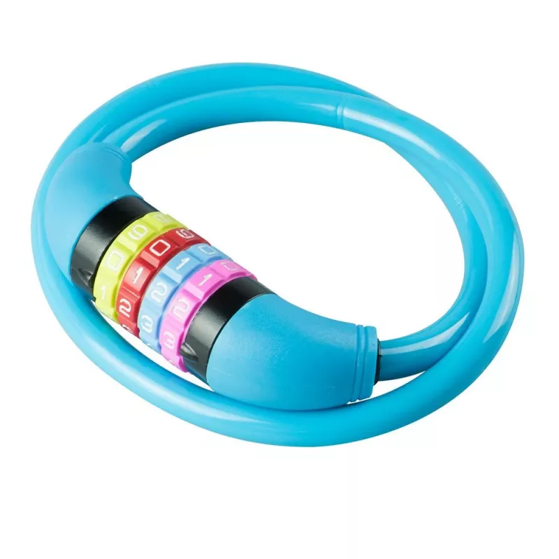 BURG WÄCHTER lucchetto a cavo per bici 210 C 65 BOYS, azzurro, 650 mm 39540