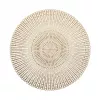 Zeller Set da 6 tovagliette dorate con incavi | 45 x 30 cm | PVC 27003