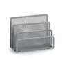 Zeller Meshline Portadocumenti argento 17702