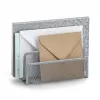 Zeller Meshline Portadocumenti argento 17702