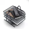 ZELLER MESHLINE porta lettere a 3 scomparti antracite 17731