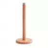 ZELLER portarotolo da cucina in bambù a supporto, naturale, portarotolo freestanding 25283