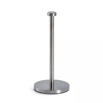 ZELLER Maila portarotolo da cucina in acciaio inox con rotolo, argento 27242