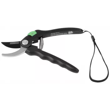 BRÜDER MANNESMANN cesoie da giardino bypass, nero/verde, lama antiaderente, capacità di taglio 20 mm, 1 pz. (M63101)