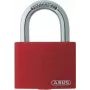 ABUS T65AL/40 lucchetto in alluminio con archetto in acciaio temprato, rosso ABVS50011