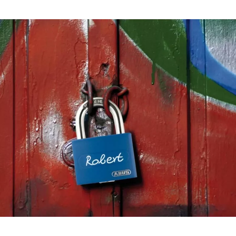 ABUS myLock T65AL/40 lucchetto in alluminio blu con archetto in acciaio temprato 802829
