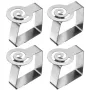 WESTMARK mollette per tovaglia argento, 4 pezzi (64292260)