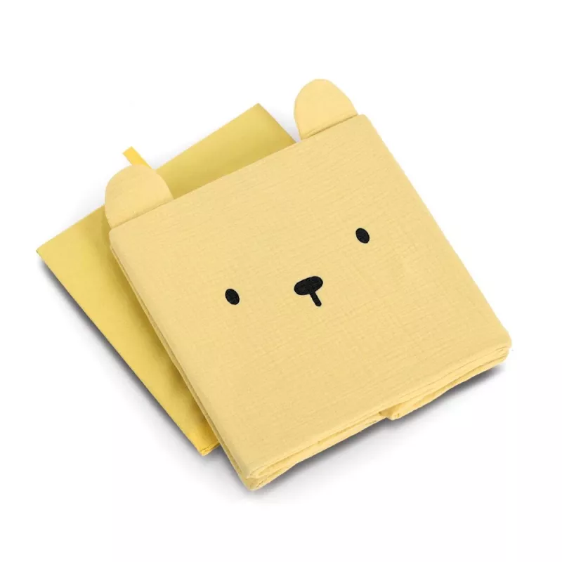 Zeller scatola contenitore Bear gialla 28 x 28 x 28 cm 14491
