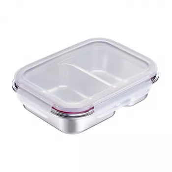 Westmark lunch box in acciaio inox 450+280 ml, argento 23722270