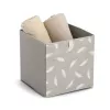 Zeller scatola contenitore Feather tortora 32 x 32 x 32 cm 14537