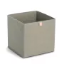 Zeller scatola contenitore in tessuto khaki 32x32x32 cm cubo organizer pieghevole 14540