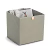 Zeller scatola contenitore in tessuto khaki 32x32x32 cm cubo organizer pieghevole 14540