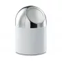 Zeller cestino da tavolo 1,2 L bianco con coperchio basculante in acciaio inox 27203
