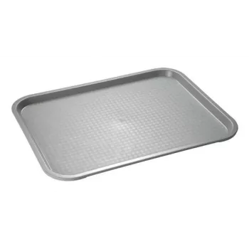 APS vassoio fast-food 410 x 305 mm, polipropilene grigio, altezza 20 mm, 1 pz. (538)