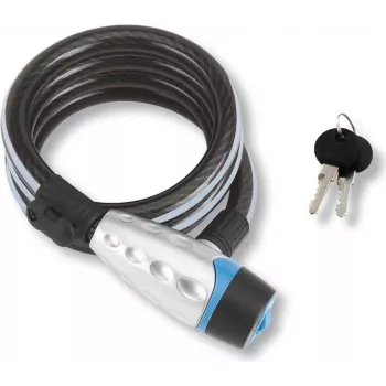 BURG WÄCHTER 1650 180 REFLEX lucchetto a cavo 1800 mm nero blu argento