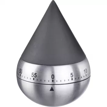 WESTMARK Präsentia timer da cucina meccanico, nero/argento 10932260