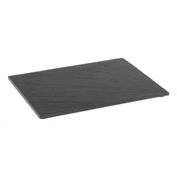 APS vassoio in ardesia naturale VALO, 325 x 265 mm, antracite, spessore 6-9 mm, piedini salvamobile, 1 pezzo 1003