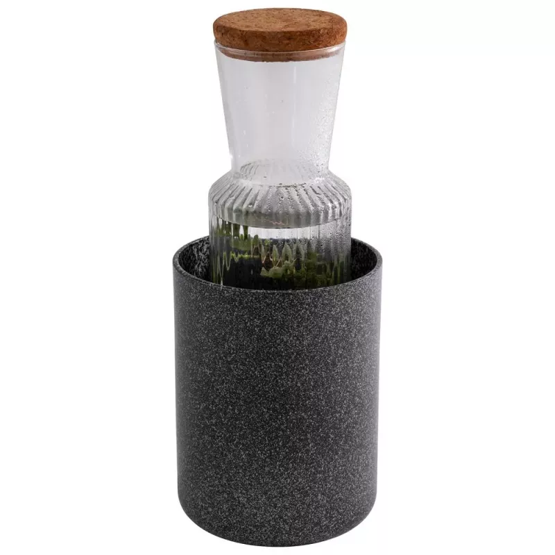 APS secchiello per dressing / refrigeratore per bottiglie FROSTFIRE, 1,5 L, argento-nero 36140