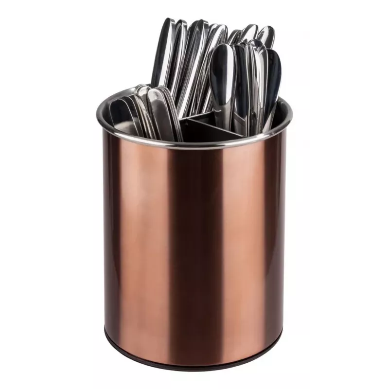 APS portaposate girevole, acciaio inox color rame, interno opaco, inserti rimovibili, 1 pezzo (11747)
