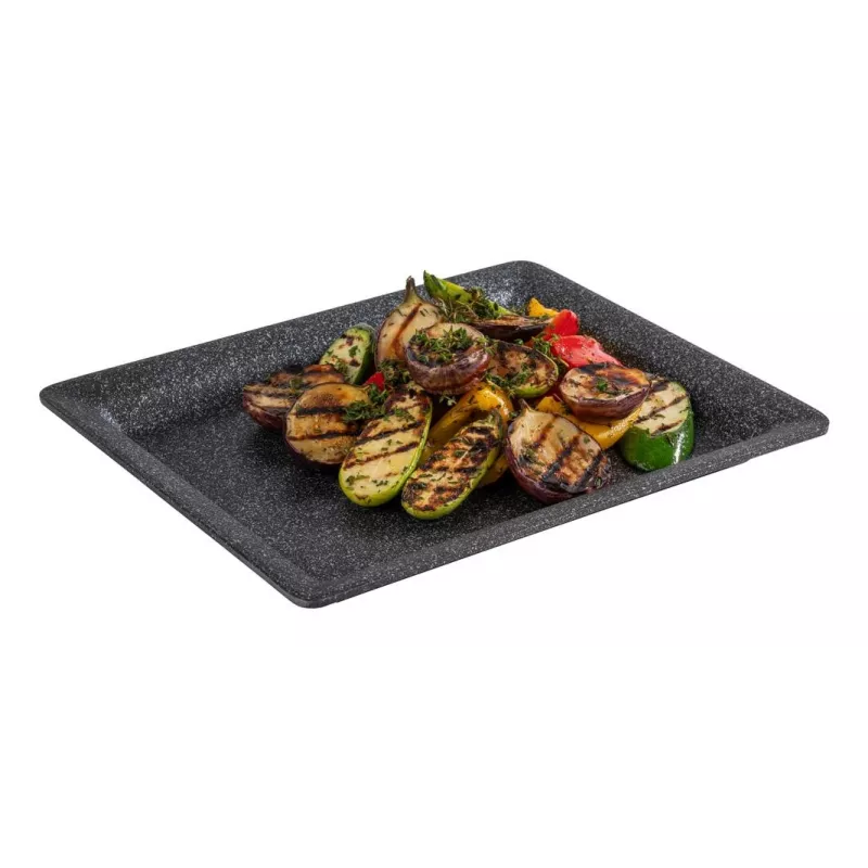 APS FROSTFIRE teglia antiaderente in alluminio GN 1/2, argento-nero, 325 x 265 mm 30501