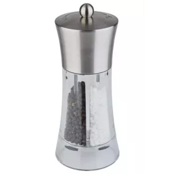 APS 40545 macina sale e pepe 2 in 1 18,5 cm acciaio inossidabile acrilico