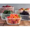 APS URBAN cesto rotondo per pane e frutta, metallo bianco, 170 mm 30430