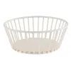 APS URBAN cesto rotondo per pane e frutta, metallo bianco, 170 mm 30430