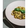APS NERO piatto per pasta, 290 mm, melamina sabbia, impilabile, lavabile in lavastoviglie, resistente al calore (1 pz.) 85406