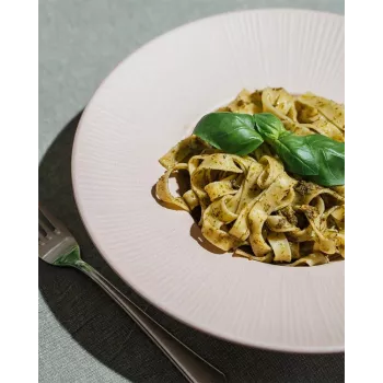 APS NERO piatto per pasta, 290 mm, melamina sabbia, impilabile, lavabile in lavastoviglie, resistente al calore (1 pz.) 85406