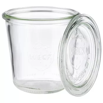 APS vaso Weck con coperchio, forma conica, 290 ml, set da 6 pezzi, diametro 90 mm, altezza 90 mm (82352)