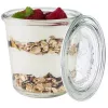 APS vaso Weck con coperchio, forma conica, 290 ml, set da 6 pezzi, diametro 90 mm, altezza 90 mm (82352)