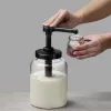 APS DISPENSA 1,7L dosatore in vetro, trasparente/nero 93290
