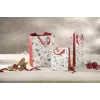 SIGEL GT121 sacchetti regalo Natale, motivi acquerello, grande, 26 x 33 x 12 cm, set da 5