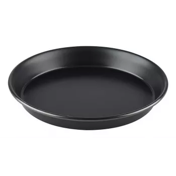 APS teglia per pizza, rotonda, 180 mm, nero acciaio blu, non rivestita, 1 pezzo 73502
