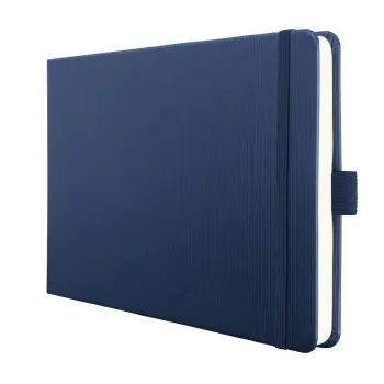 SIGEL Conceptum quaderno A5 orizzontale a punti blu scuro copertina rigida 132 pagine CO207