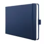 SIGEL Conceptum quaderno A5 orizzontale a punti blu scuro copertina rigida 132 pagine CO207