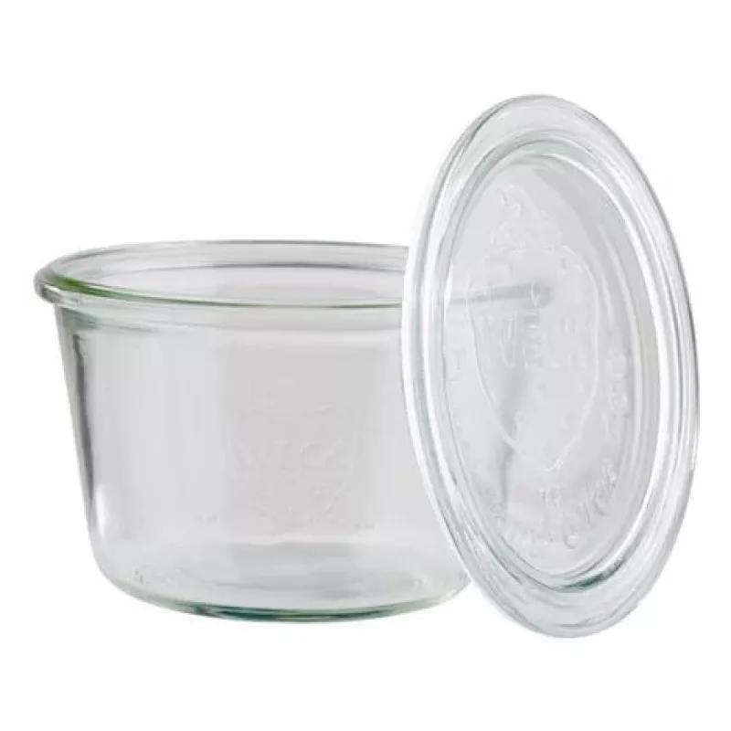 APS barattolo per conserve 82346 con coperchio, 370 ml, 3 pezzi per confezione