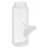 APS bottiglia spremi 1025 ml trasparente polietilene con tappo a vite e tappo di chiusura - 1 pezzo (93259)