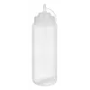 APS bottiglia spremi 1025 ml trasparente polietilene con tappo a vite e tappo di chiusura - 1 pezzo (93259)