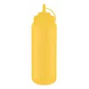 APS bottiglia spremi 1025 ml giallo polietilene con tappo a vite e tappo di chiusura 93260