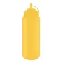 APS bottiglia spremi 1025 ml giallo polietilene con tappo a vite e tappo di chiusura 93260