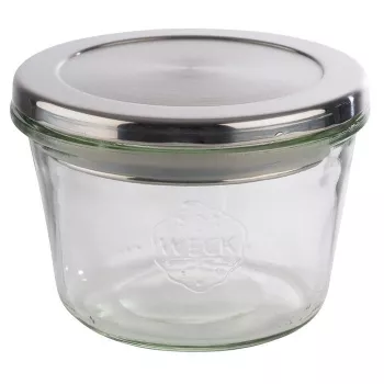 APS coperchio per barattoli Weck, acciaio inox con guarnizione in gomma, lavabile in lavastoviglie, 1 pezzo (82360)