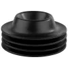 APS portauova, melamina, nero, set da 4, diametro 85 mm, altezza 20 mm, lavabile in lavastoviglie (83849)