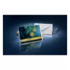 Sigel DS065 Biglietti di Natale Golden Glitter con buste, DIN A6, 10 pz.