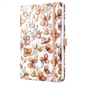SIGEL Jolie Clover Blush quaderno A5 a righe, copertina rigida, 174 pagine, albicocca/corallo/rosso JN363